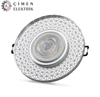 NOAS YL65 1767 İris LED Çerçeveli 4000K Yuvarlak Kristal Cam Spot Kasa - Priz ve Anahtar İçin Uyumlu Çerçeve