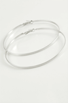Noktalı Metal Halka Küpe 8-10 cm