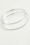 Noktalı Metal Halka Küpe 8-10 cm