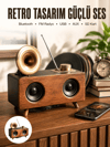 Nostaljik Görünümlü Bluetooth Bağlantılı Speaker