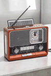 Nostaljik Görünümlü USB Girişli Bluetooth Bağlantılı Radyo