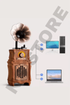 Nostaljik Radyo - Renk: Kahverengi, Bluetooth, Özellik: Kablosuz | Teknik Özellikleri ve Kullanım