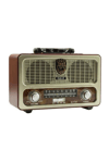 Nostaljik radyo bluetooth özellikli usb sd girişli fm radyo çok renkli 2 yıl garantili