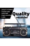 Nostaljik radyo turuncu renk bluetooth usb mp3 player fm radyo kaset çalar 2 yıl garantili