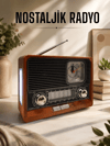 Nostaljik Radyo USB,AUX Ve SD Kart Girişli Bluetooth Bağlantılı