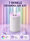 Oda Nemlendirici LED Işıklı Ultrasonik Buhar Makinesi Aroma Difüzör