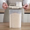 Ölçü Kabı Kapaklı Bakliyat Saklama Kabı - Kulplu Tasarım - 1800 ml