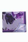 Orkide Desenli Zr Şifon Fular 50*50 cm