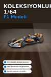 Oscar Piastri 1/64 McLaren MCL60 Diecast Model Araba - 2023 Avustralya GP, Koleksiyonluk BX-313342