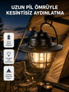 Outdoor Retro Kamp Işığı Uzun Ömürlü Pil Taşınabilir Suya Dayanıklı