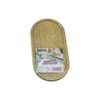 OVAL AHŞAP BAMBU YAĞDANLIK ALTLIK MİNİ TEPSİ 12 X 23.3 X 0.8CM (3936)