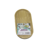 Oval Ahşap Bambu Yağdanlık Altlık Mini Tepsi 12 X 23.3 X 0.8cm Bx40