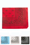 Oval Desenli Keten Bandana 50*50