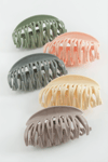 Oval Fileli Renkli Mandal Toka 8 cm