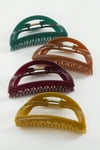 Oval Renkli Mandal Toka 12 cm