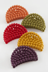 Oval Renkli Mandal Toka 6 cm