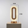 Oval Şeklinde Kristal Led Masa Lambası – Dokunmatik, 3 Renk Işık Modlu, Şarjlı Dekoratif Gece Lambası Bx40