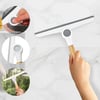 Oynar Başlı Camsil - Cam Silme Aparatı Ahşap Sap - Plastik Uç Sap - 16.5 Uç : 24cm Bx40