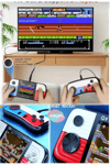 Oyun konsolu gamepad joystick 500 oyunlu çok renkli bluetoothsuz atari oyun kutusu