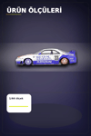 Özel Boya Kaplamalı 1/64 Ölçek Nissan Skyline GT-R R33 Diecast Model Araba BX-313372