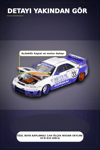 Özel Boya Kaplamalı 1/64 Ölçek Nissan Skyline GT-R R33 Diecast Model Araba BX-313372