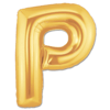 P Harf Folyo Balon Altın Renk  40 İnç Bx40