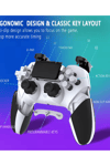 P4 Plus Bluetooth Titreşimli Ps4/ps5 Uyumlu Pc Telefon Joystick Kablosuz Oyun Kolu Siyah