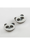 Panda Mıknatıslı Plastik Çocuk Küpesi