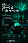 Parti Işığı Özellikli Galaksi Projeksiyon Lambası Kumandalı Gece Aydınlatması