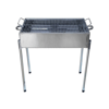 Paslanmaz Mangal Portatif Ayaklı - Standlı 70cm Bx40