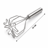 Patates Ezici - Kalp Şekilli - Paslanmaz Çelik - 26 cm Uzunluk