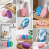 Peeling Etkili Süngerli Silikon Banyo Lifi – Asma Kancalı Duş Kesesi Bx40