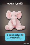 Peluş Fil Oyuncak 30 cm Yumuşak Dolgulu - Tekli Paket, Bebek ve Çocuk İçin Renk Seçenekli BX-313546