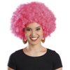 Pembe Renk Kıvırcık Afro Bonus Peruk Bx40