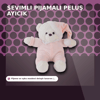 Pembe Renkli 30 cm Boyunda Yumuşak Peluş Ayıcık Oyuncak - Sevimli Tasarım