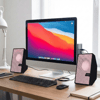 Pembe USB 2.0 + 3.5mm USB Hoparlör