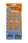 Permatik Banyo Saplı Jilet Kartela 48 Parça Bx40