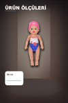 Pilsiz Çalışan Yüzen Oyuncak Bebek Lizzie 30 cm - Su Geçirmez Kız Çocuk Hediyesi BX-313396