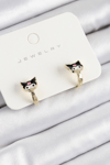 Pirinç Kuromi Model Gold Renk Çocuk Küpe