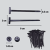 Plastik Bağlantı Elemanları 30lu Set Bx40