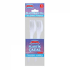 Plastik Çatal Seti - 10'lu Paket - Beyaz Renk - Kullan At Çatal