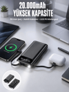 Powerbank 20.000 Mah Dijital Göstergeli LCD Ekran Uzun Pil Ömrü Yeni Nesil