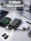 Powerbank 20.000 Mah Dijital Göstergeli LCD Ekran Uzun Pil Ömrü Yeni Nesil
