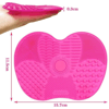Pratik Kolay Makyaj Fırçası Temizleme Matı Aparatı Aleti Küçük Bx40
