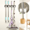 Pratik Organizer 4'lü Yapışkanlı Fırça Paspas Mop Fırça Sabitleyici Ergonomik Alet Aparatı Bx40