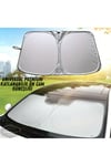 Premium Katlanır Oto Ön Arka Cam Güneşliği Metalize Isı Yalıtımlı Çantalı 150x70cm
