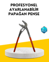 Profesyonel Ayarlı Pense Kurbağacık Ağzı Geniş Açılım