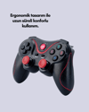 Profesyonel Oyuncu Kablosuz Gamepad Çoklu Cihaz Desteği