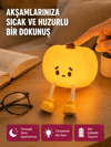 Pumpkin LED Gece Lambası Üç Kademeli Işık Ayarlı Yeni Nesil