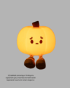 Pumpkin LED Gece Lambası Üç Kademeli Işık Ayarlı Yeni Nesil